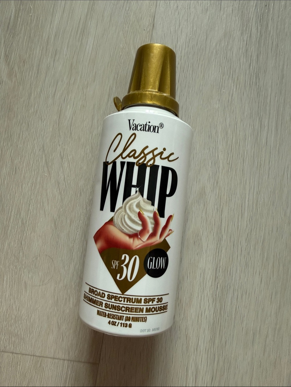 Classic Whip SPF 30 Glow Shimmer Sunscreen Mousse